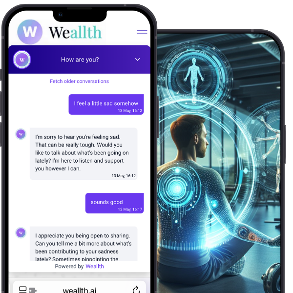 weallth.ai keeps your wellness of mind, body, spirit on track
