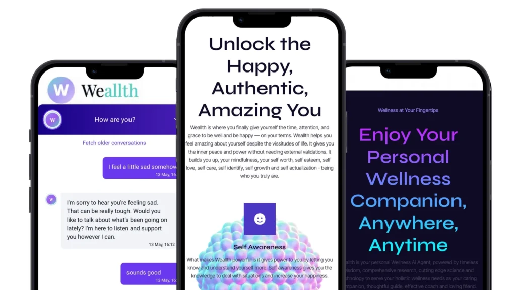 Weallth.ai in mobile view